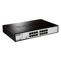 DGS-1016D/  E Суич D-Link DGS-1016D/  E неуправляем 16-port 10/  100/  1000 Gigabit Desktop Switch