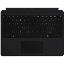 
 QJW-00007 MICROSOFT Surface ProX Type Cover Colors R SC Eng Intl Hdwr Lt (Black) Keyboard for  SProX Mechanical keyset, Backlit keys, Large trackpad